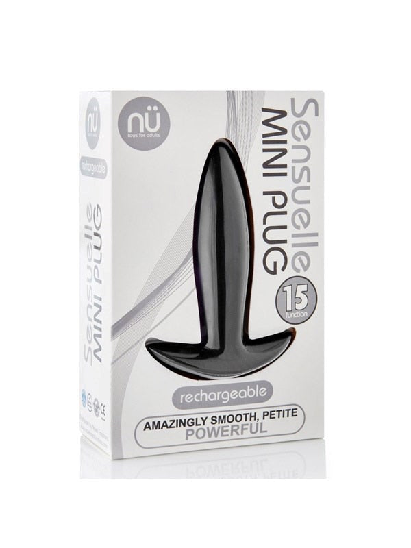 Nu Sensuelle Compact Vibrating Pleasure Plug 15 Function Anal Vibrator - - Butt Plugs