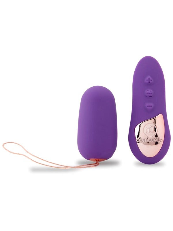Nu Sensuelle Versatile Vibrations Petite Pleasure Egg Remote Control Vibrator - - Love Eggs and Kegel Exercisers
