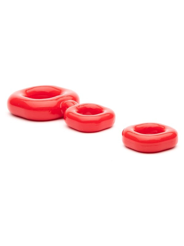 Sport Fucker Customizable Pleasure Enhancer The Boner Kit Cock Ring Set - - Cock Ring Sets