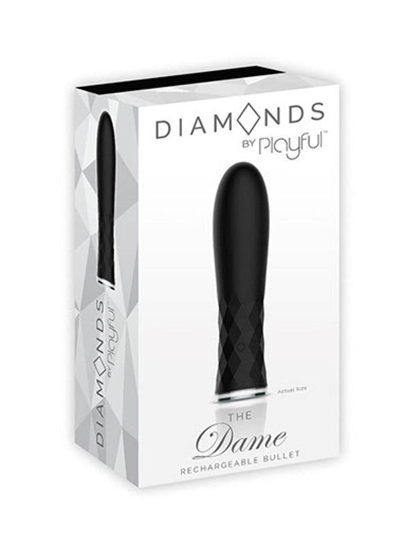 Evolved Diamonds by Playful The Dame Rechargeable Bullet Vibrator - - Waterproof Vibrators