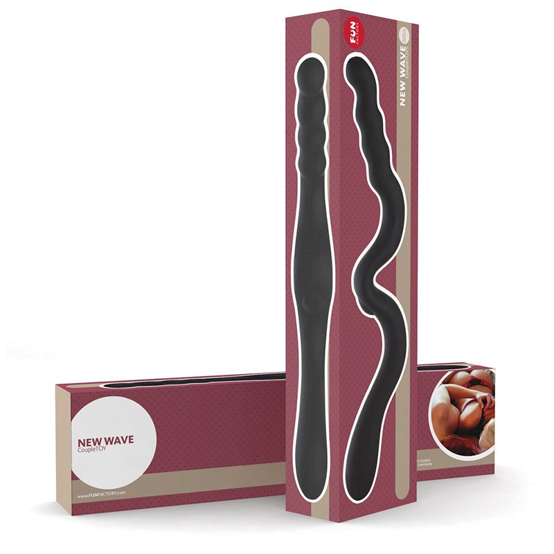 Fun Factory New Wave Double Ended Dildo for Couples Simultaneous Penetration - - Luxury Sex Toys