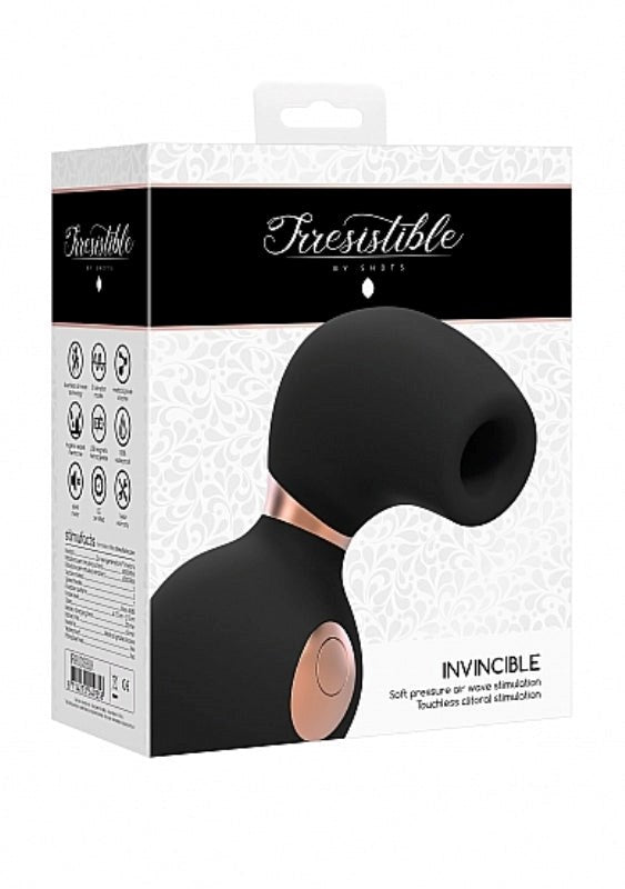 Shots Toys Irresistable Invincible Vibrating Cock Ring with Clitoral Stimulator - - Clit Ticklers and Pulsators