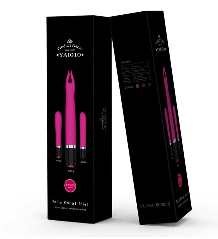 LoveMate Polly Coral Ariel Clitoral Vibrator with 7 Vibration Patterns - - Luxury Sex Toys