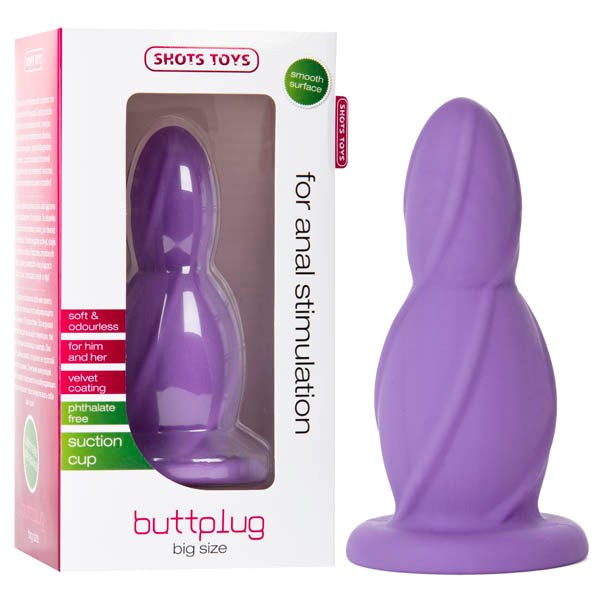 Shots Toys SHOTS Big Buttplug with Suction Cup Base for Anal Stimulation - - Butt Plugs