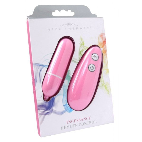 Vibe Therapy Incessancy Remote Control Bullet Vibrator for Clitoral Stimulation - - Remote Control Vibrators