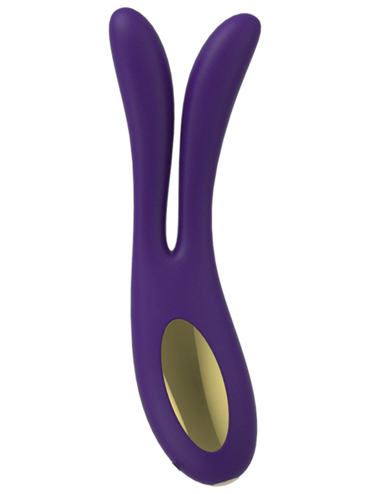 Evolved Lustre by Playful Bloom Rechargeable Rabbit Ears Dual Motor Vibrator - - Rabbit Vibrators