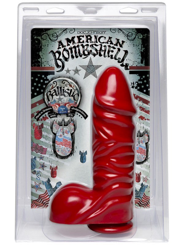 Doc Johnson American Bombshell Ballistic 10.8 Inch Realistic Dildo - - Anal Dildos