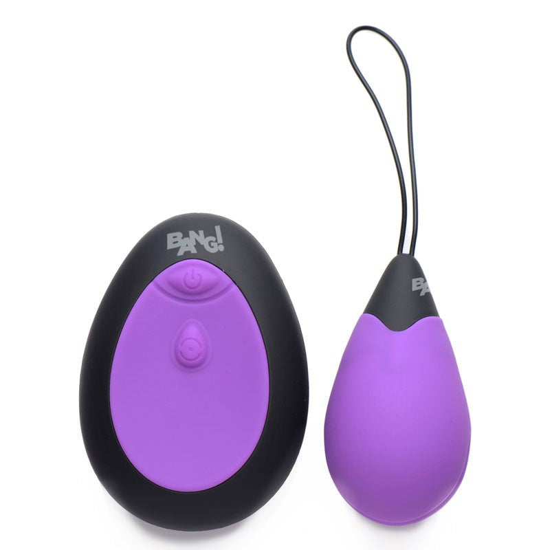XR Brands Bang!10X Remote Egg Vibrator - - Non-Realistic Dildos