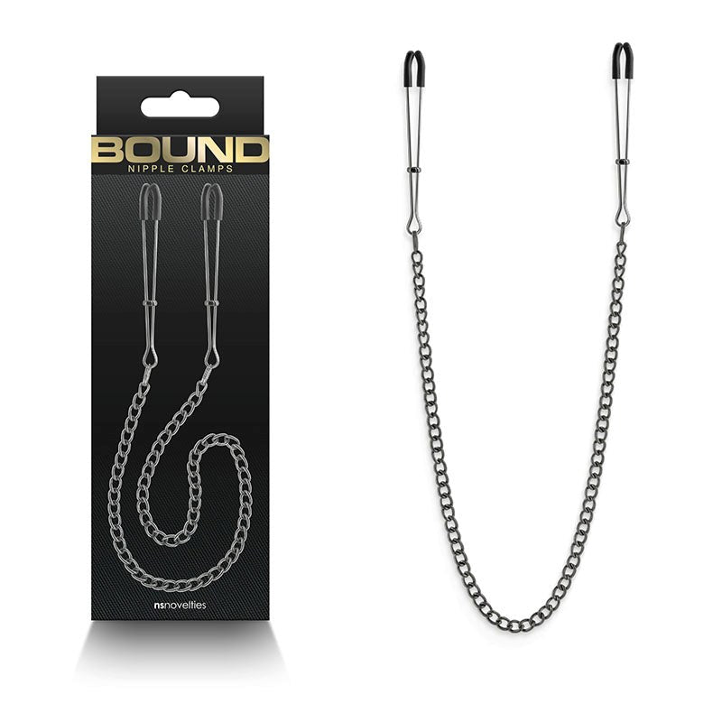 Bound Nipple Clamps - DC3 - - Breast and Nipple Toys