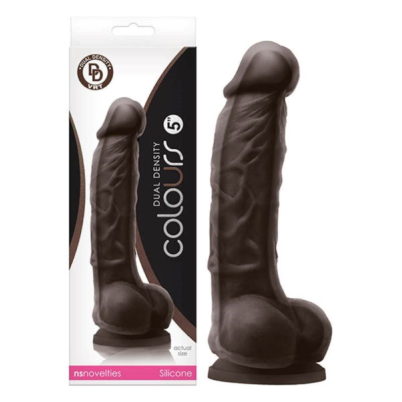 Colours Dual Density Dildo 5 inch - - Realistic Dildos
