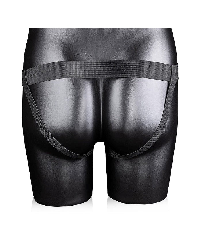 Shots Toys Pleasure Amplifier Curved Hollow Strap On 8 Inch Premium Silicone - - Realistic Dildos