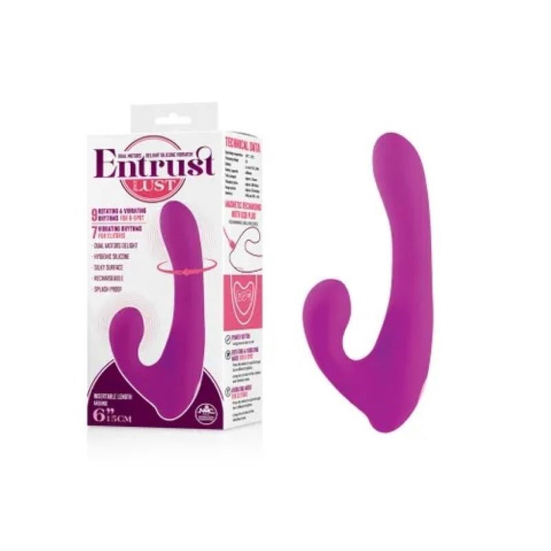 NANMA Corporation Excellent Powers Entrust With Lust Dual Stimulation Vibrator - - Rabbit Vibrators