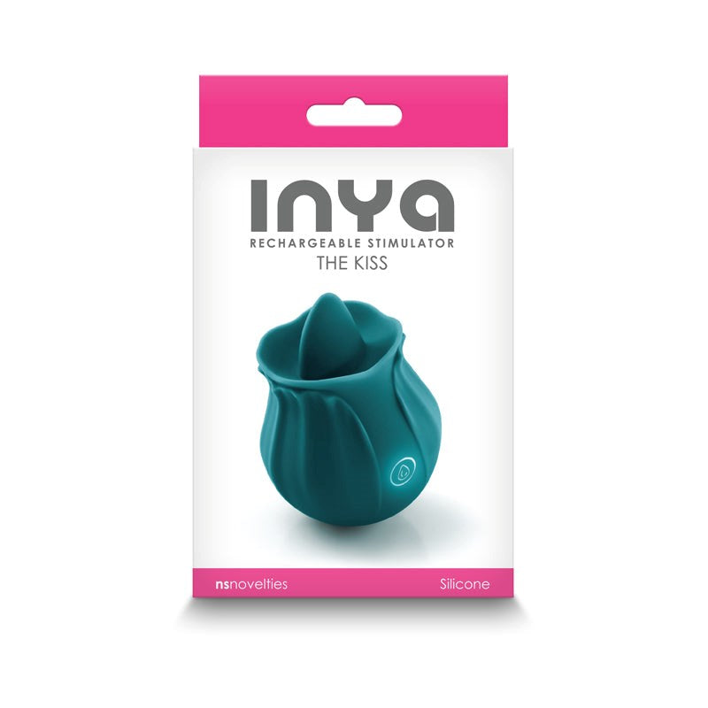 INYA The Kiss - Rapid Tongue Stimulator for Unparalleled Pleasure - - Glass Sex Toys