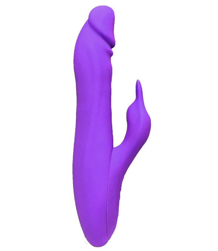 Lady Bonnd Lenna Turbo Rabbit Dual Stimulation Vibrator with Orgasm Button - - Rabbit Vibrators
