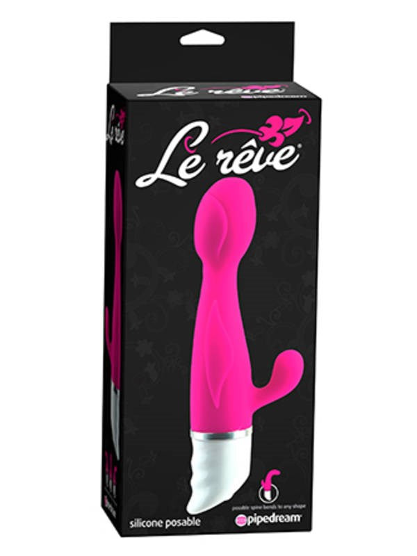 Pipedream Products Le Reve Silicone Posables G Spot Vibrator with Bendable - - G-Spot Vibrators