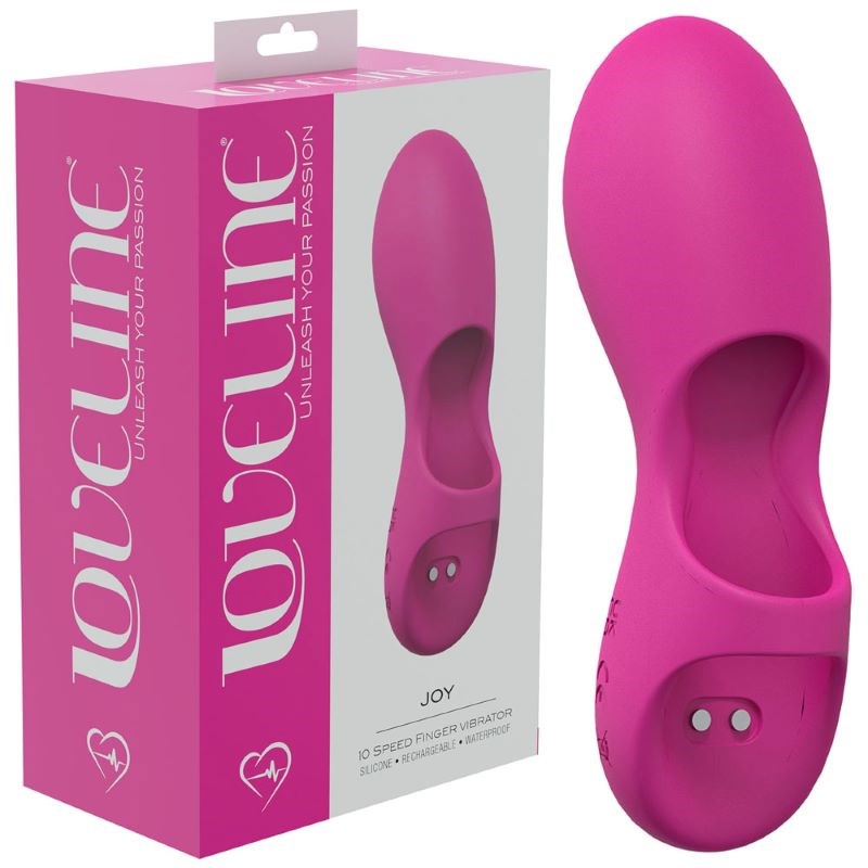 Shots Toys Loveline Joy Discreet Finger Vibrator for Powerful Orgasms - - Body Wands