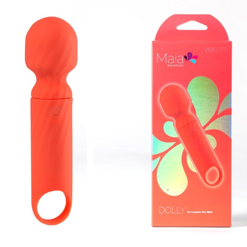 Maia Toys DOLLY Mini Wand Compact Vibrator with Powerful Motor - - Body Wands