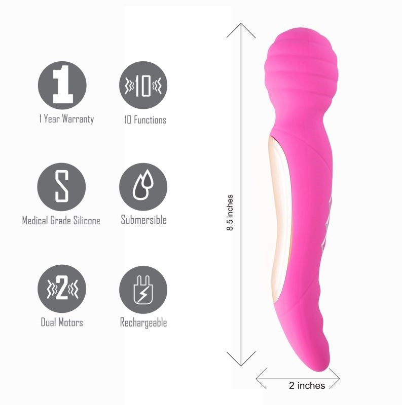 Maia Toys Maia Zoe Dual Stimulator Vibrator - - Finger and Tongue Vibrators