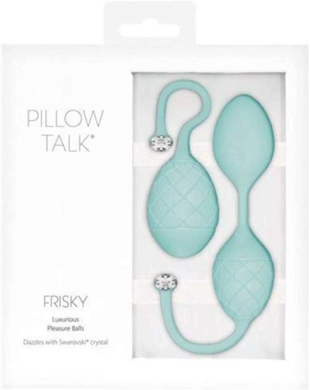 BMS Factory Pillow Talk Frisky Kegel Exerciser with Swarovski Crystal - - Love Eggs and Kegel Exercisers