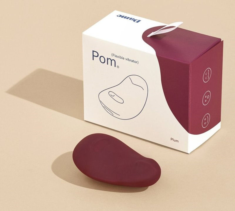 Dame Products Pom by Dame Clitoral Vibrator with Flexible Body Design - - Luxury Sex Toys