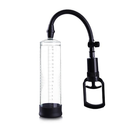 BDStyle Power Up Basics Penis Pump with Clear Cylinder and Hand Pump - - Penis Pumps And Stretchers