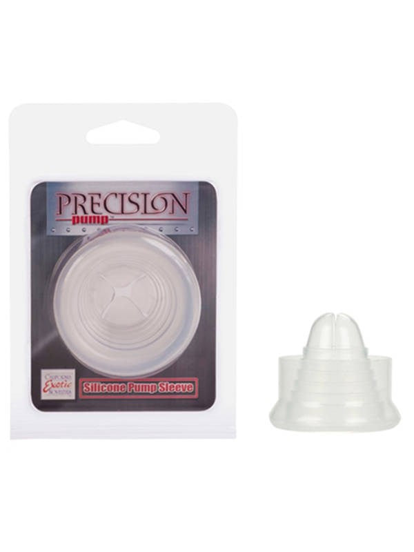 California Exotics Precision Pump Silicone Pump Sleeve Medical Grade Comfort - - Penis Pumps And Stretchers