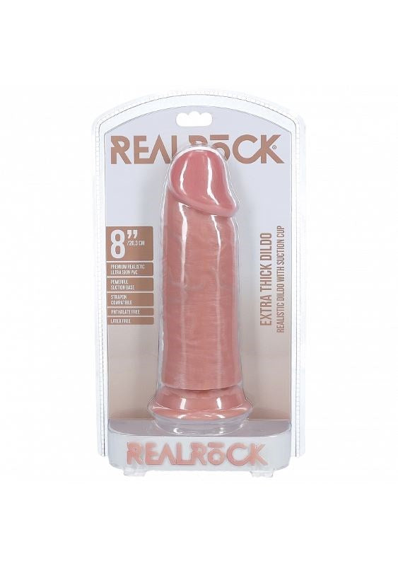 Shots Toys REALROCK Desire Igniting Pleasure Toy Extra Thick Dildo - - Realistic Dildos