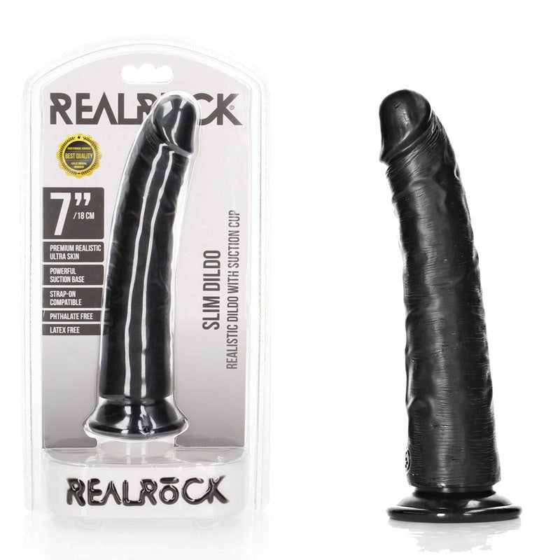 Shots Toys RELOCK Realistic Slim Dildo 18cm Waterproof Silicone Sex Toy - - Realistic Dildos