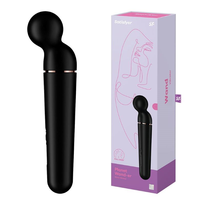 Satisfyer Planet Wand er 60 Functions Wand Vibrator with 10 Programs - - Personal Massagers
