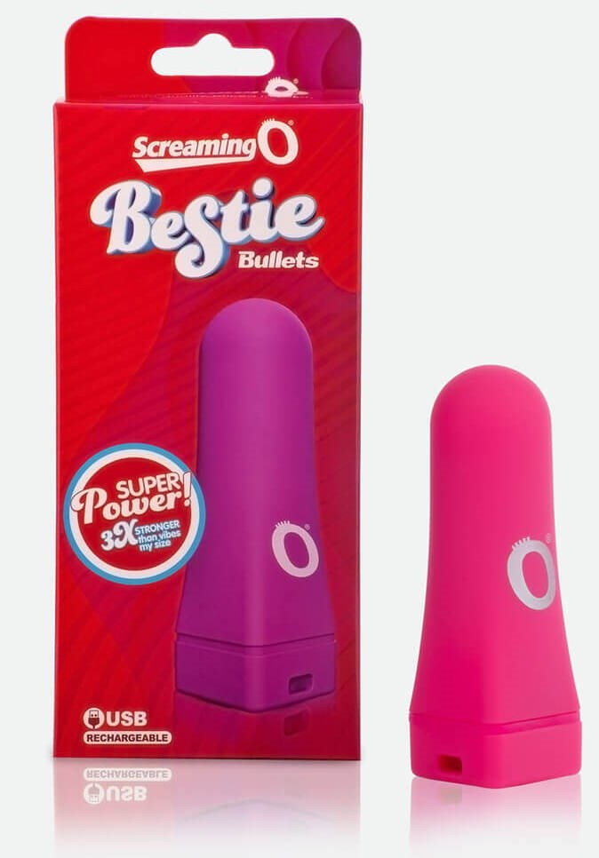 Screaming O Bestie Bullet Rechargeable Clitoral Vibrator with Remote - - Bullet Vibrators