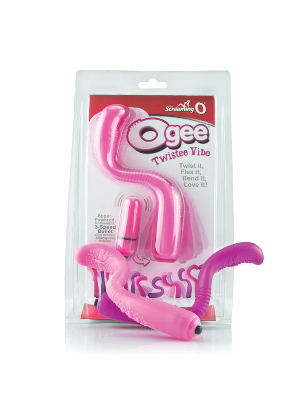 Screaming O OGee Twistee Bendable Vibrator - - G-Spot Vibrators