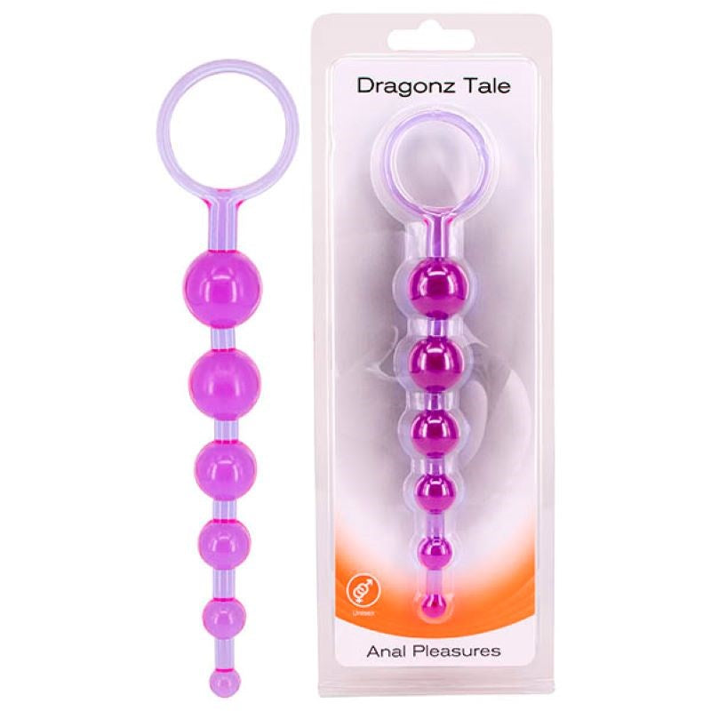 Seven Creations Dragonz Tale Dragon Themed Anal Beads with Textured Design - - Anal Beads and Balls