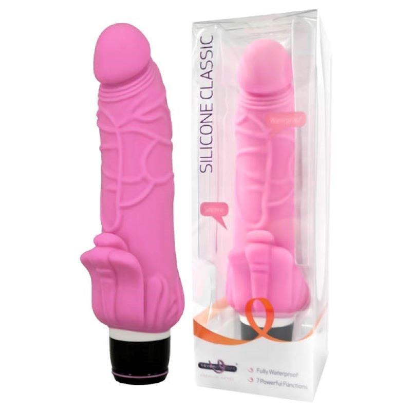 Seven Creations Silicone Classic 7.5 Inch Vibe Realistic Vibrator - - Realistic Dildos