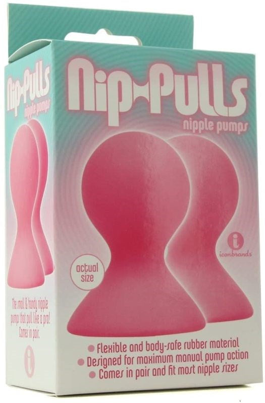 Icon Brands The 9S Nip Pulls Nipple Pumps Medical Grade Silicone - - Breast and Nipple Toys