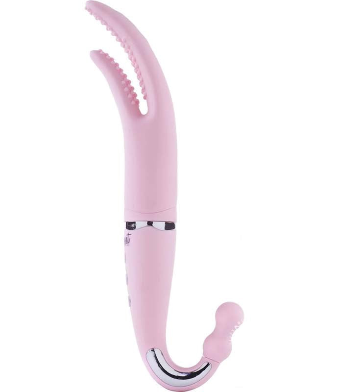Closet Collection The Victoria Triple Play Triple Motor Vibrator - - Clit Ticklers and Pulsators