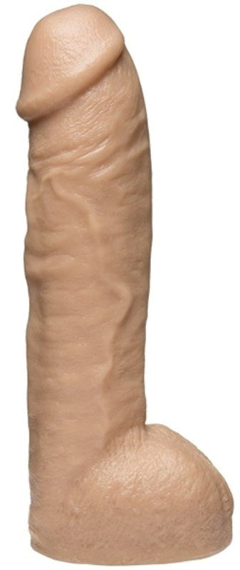 Doc Johnson Vac U Lock Realistic Hung 12.5 Inch Dildo with Realistic Design - - Realistic Dildos