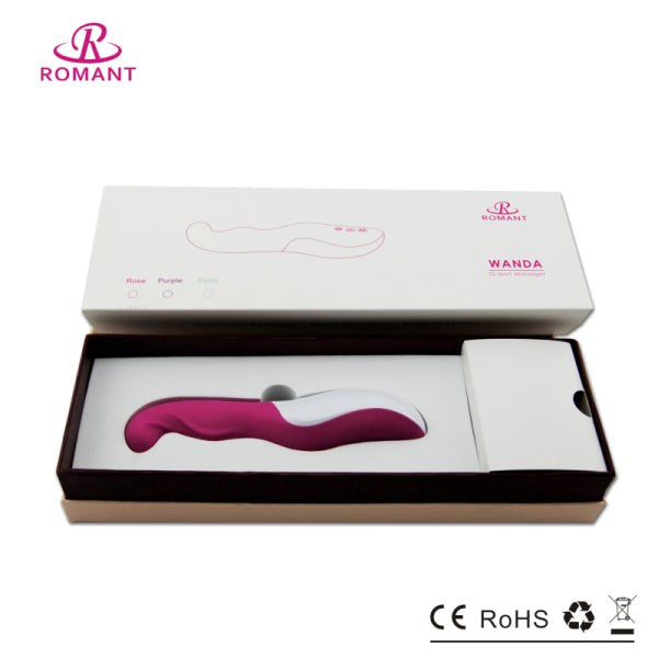 Romant Wanda G Spot Vibrator Pink with 7 Modes and Waterproof Design - - G-Spot Vibrators