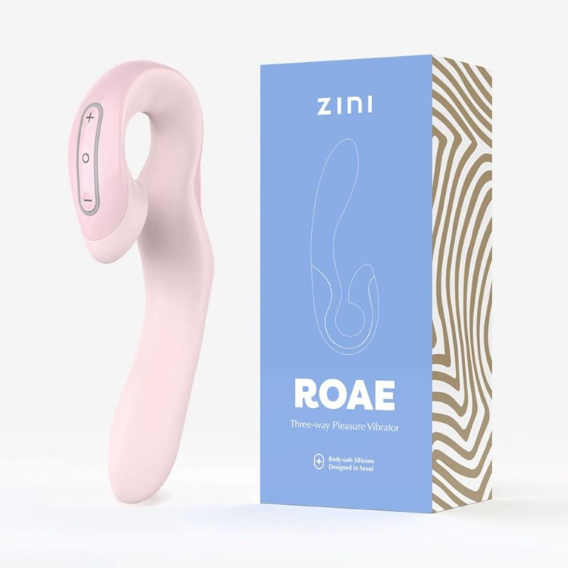 Zini Roae Special Edition Triple Stimulation Vibrator with Remote Control - - G-Spot Vibrators