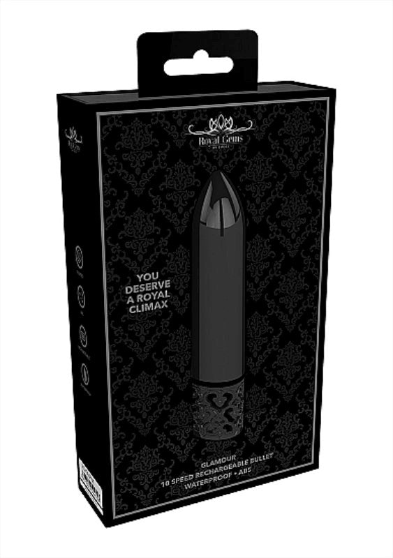 Shots Toys Glamour Rechargeable ABS Bullet Vibrator with F1 Motor - - Clit Ticklers and Pulsators