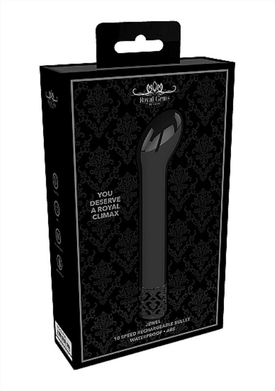 Shots Toys Jewel Rechargeable ABS Bullet Vibrator with F1 Motor - - Mini & Slim Vibrators