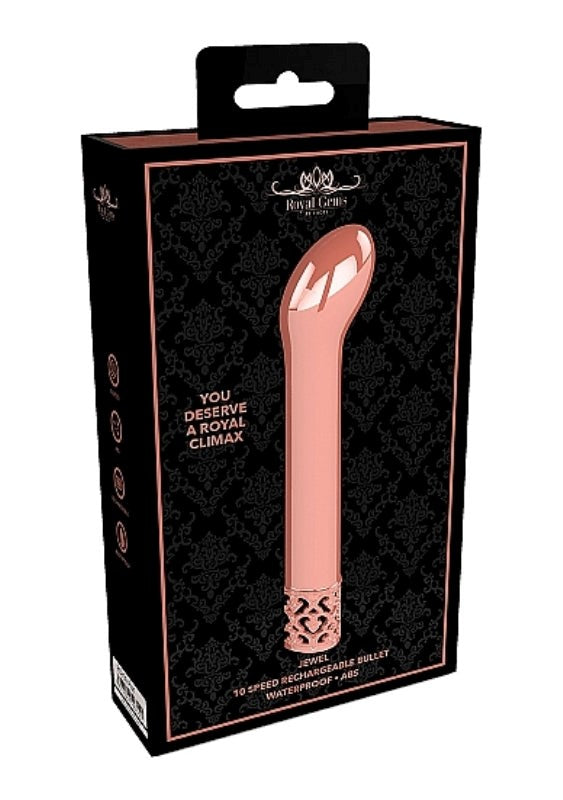 Shots Toys Jewel Rechargeable ABS Bullet Vibrator with F1 Motor - - Mini & Slim Vibrators