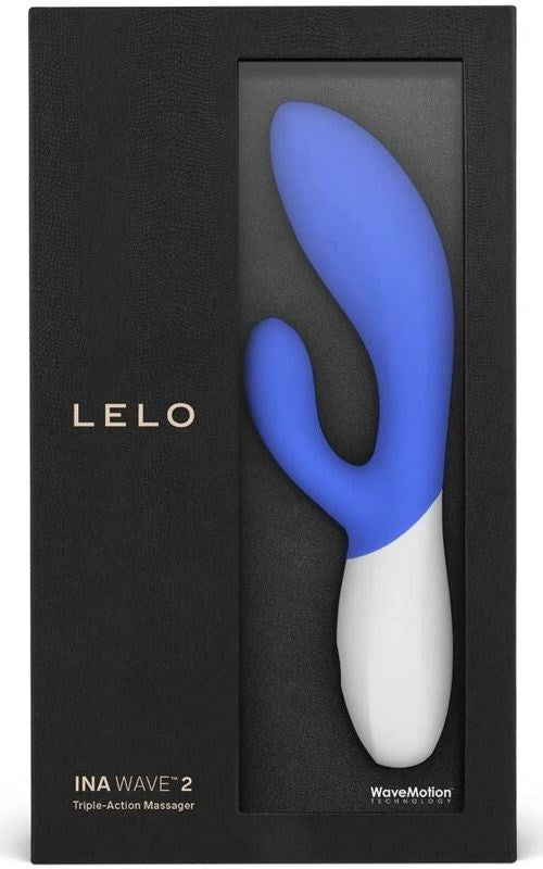 Lelo Ina Wave 2 Triple Action Rabbit Vibrator WaveMotion Technology - - G-Spot Vibrators