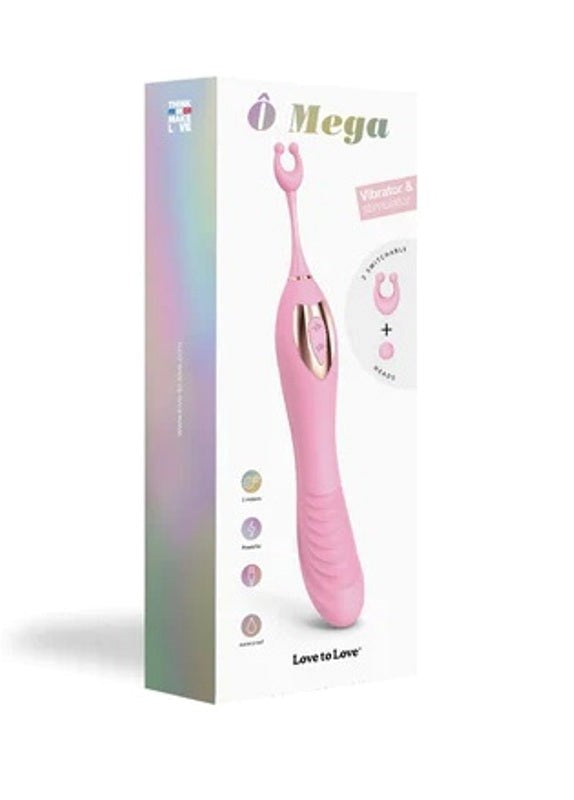 Love To Love O Mega Powerful Rechargeable Vibrator - - Clit Ticklers and Pulsators