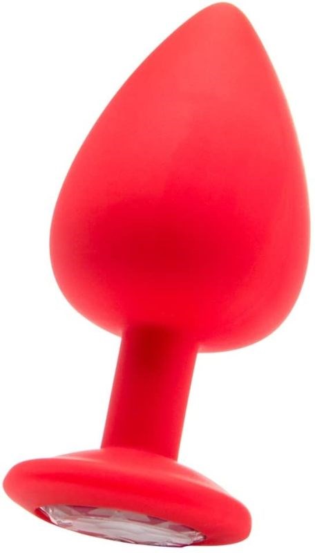 Shots Toys Ouch Dazzling Diamond Delight XL Butt Plug Premium Silicone - - Breast and Nipple Toys