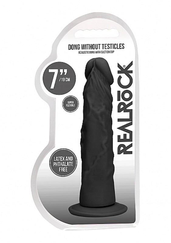 Shots Toys Realrock Skin Dong 7 inch with Strong Suction Cup Base - - Realistic Dildos