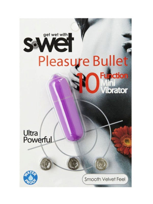 Nu Sensuelle Novel Creations 10 Function Pleasure Enhancer Bullet Vibrator - - Anal Beads and Balls