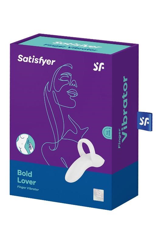 Satisfyer Bold Lover 12 Functions Vibrating Finger Vibrator - - Finger and Tongue Vibrators