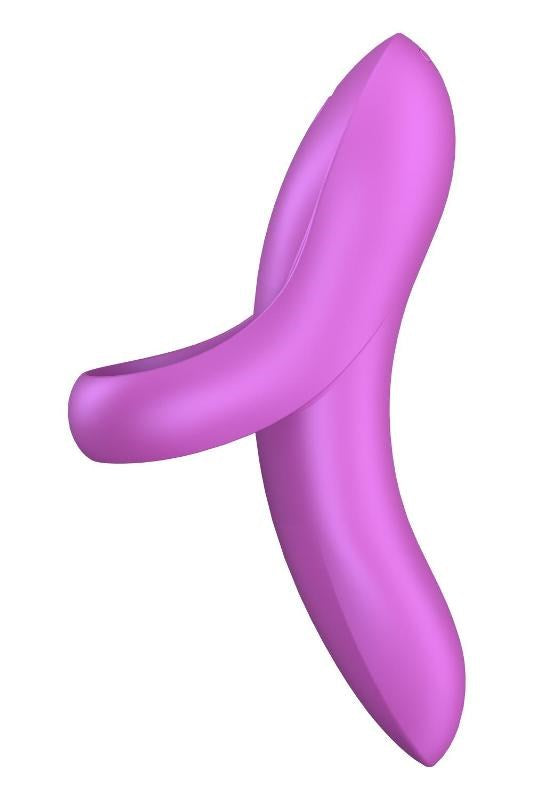 Satisfyer Bold Lover 12 Functions Vibrating Finger Vibrator - - Finger and Tongue Vibrators