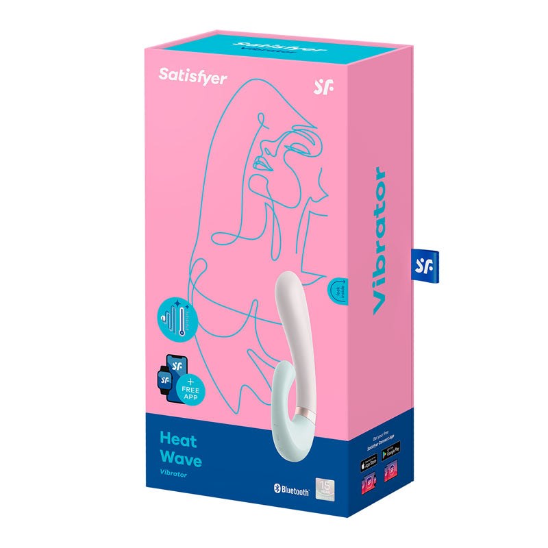 Satisfyer Heat Wave App Connected Multi Functions G Spot Vibrator - - Remote Control Vibrators