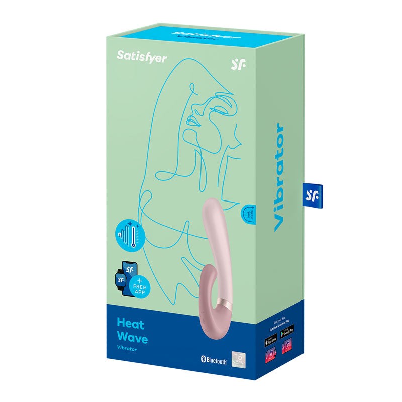 Satisfyer Heat Wave App Connected Multi Functions G Spot Vibrator - - Remote Control Vibrators